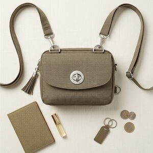 Baggallini Sterling Shimmer Calais Crossbody Bag